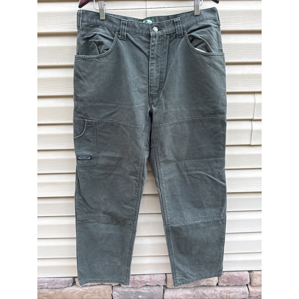 Arborwear Original Tree Climbers Pants Mens 36x30 Canvas Double Knee Utility